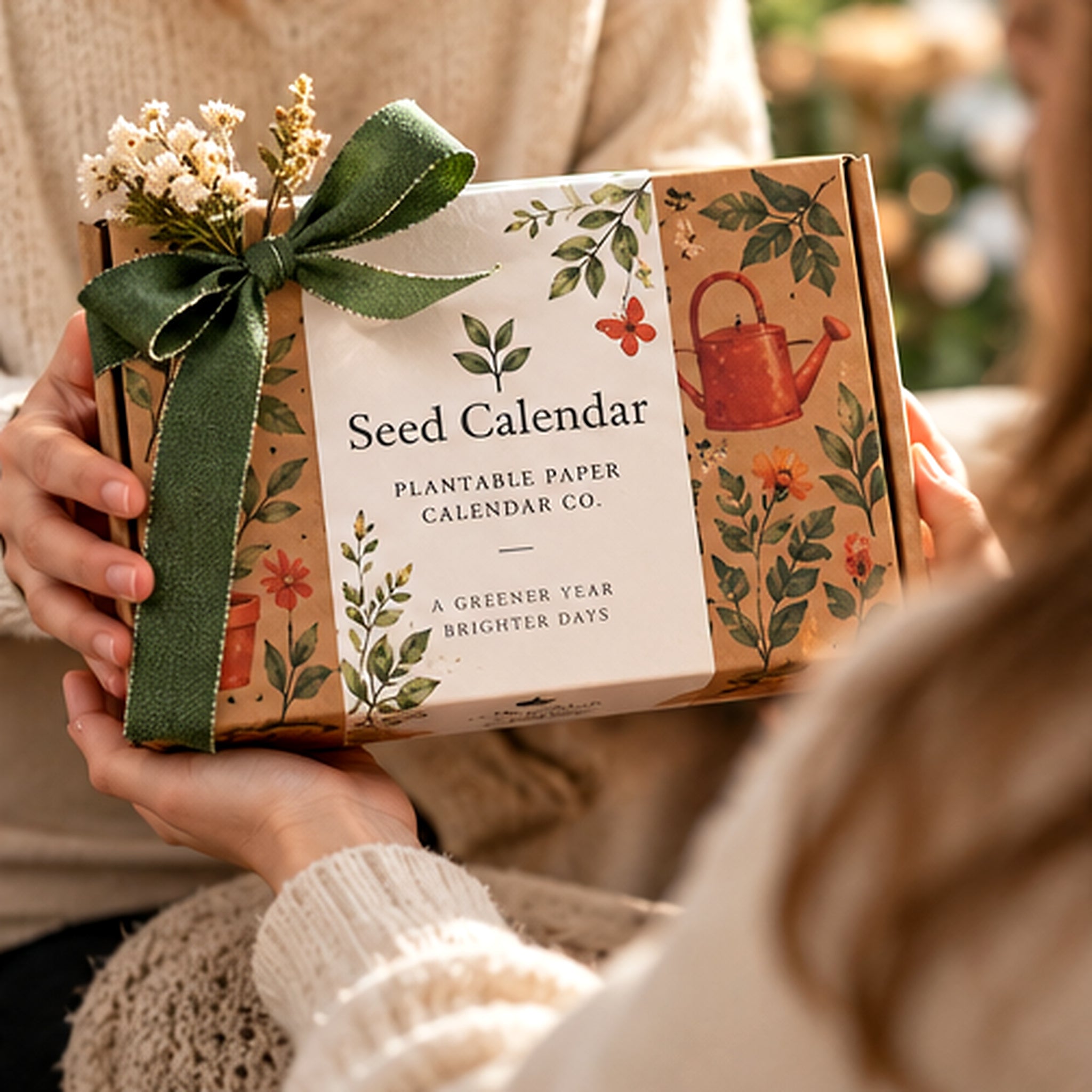 Opening the Seed Calendar as a thoughtful gift
