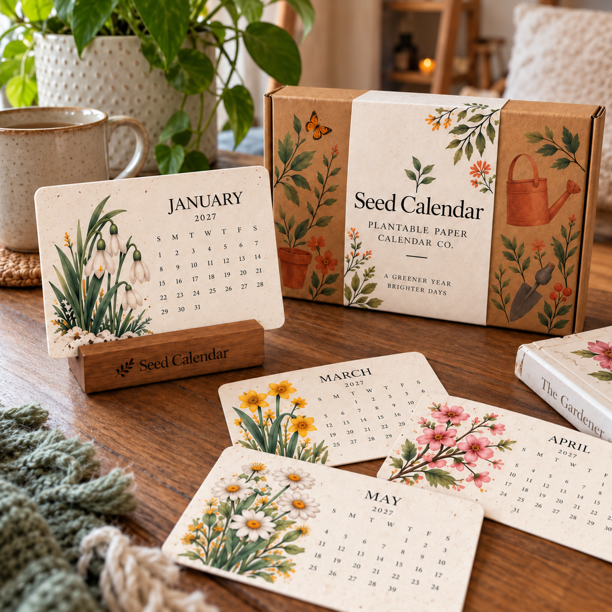 Early Bird Sale: 🌱 2027 Eco-Friendly, Plantable “Eternal” Seed Calendar🌱