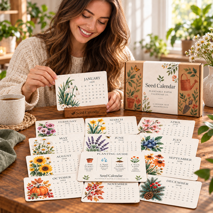 Early Bird Sale: 🌷 2027 Eco-Friendly, Plantable “Eternal” Seed Calendar🌷