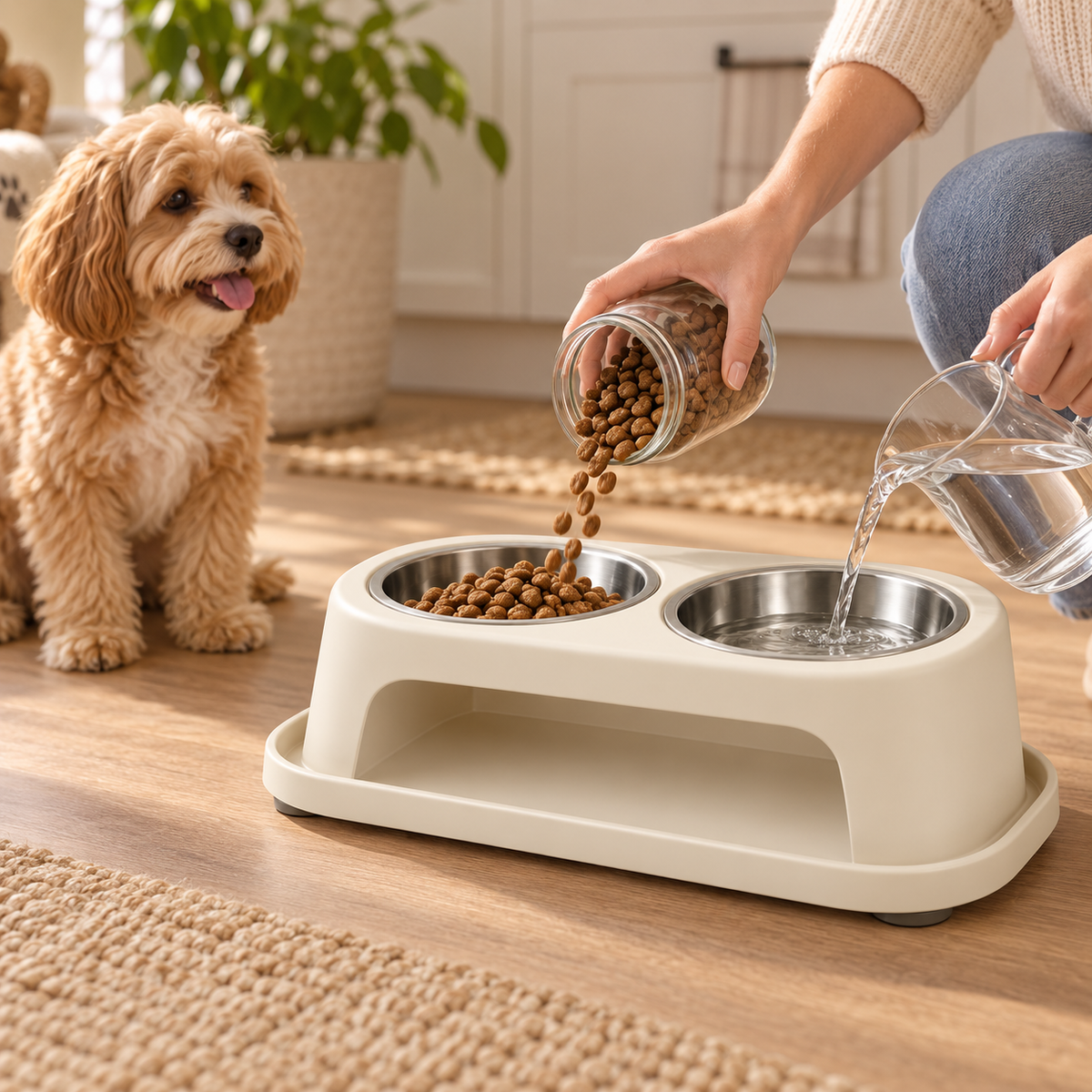 Elevated Comfort Pet Feeding Station
